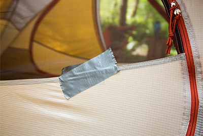 布基膠帶固定帳篷