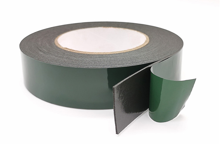 PE泡棉雙面膠帶綠膜黑色泡沫汽車銘牌隔音防震防水耐高溫